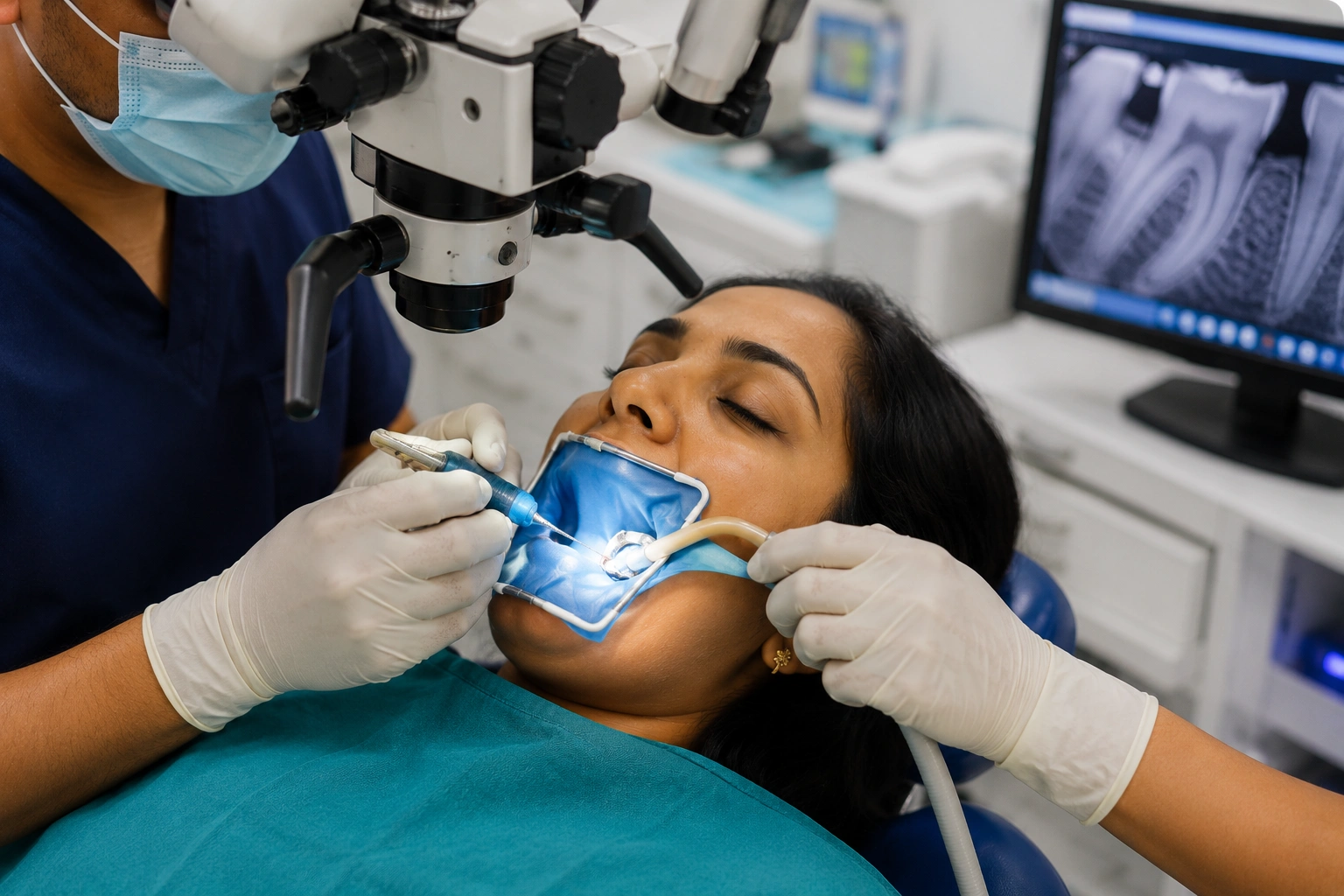 Root canal treatment and endodontic care